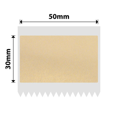 NIIMBOT - B Range - 50x30mm - Gold Transparent - 230 Labels