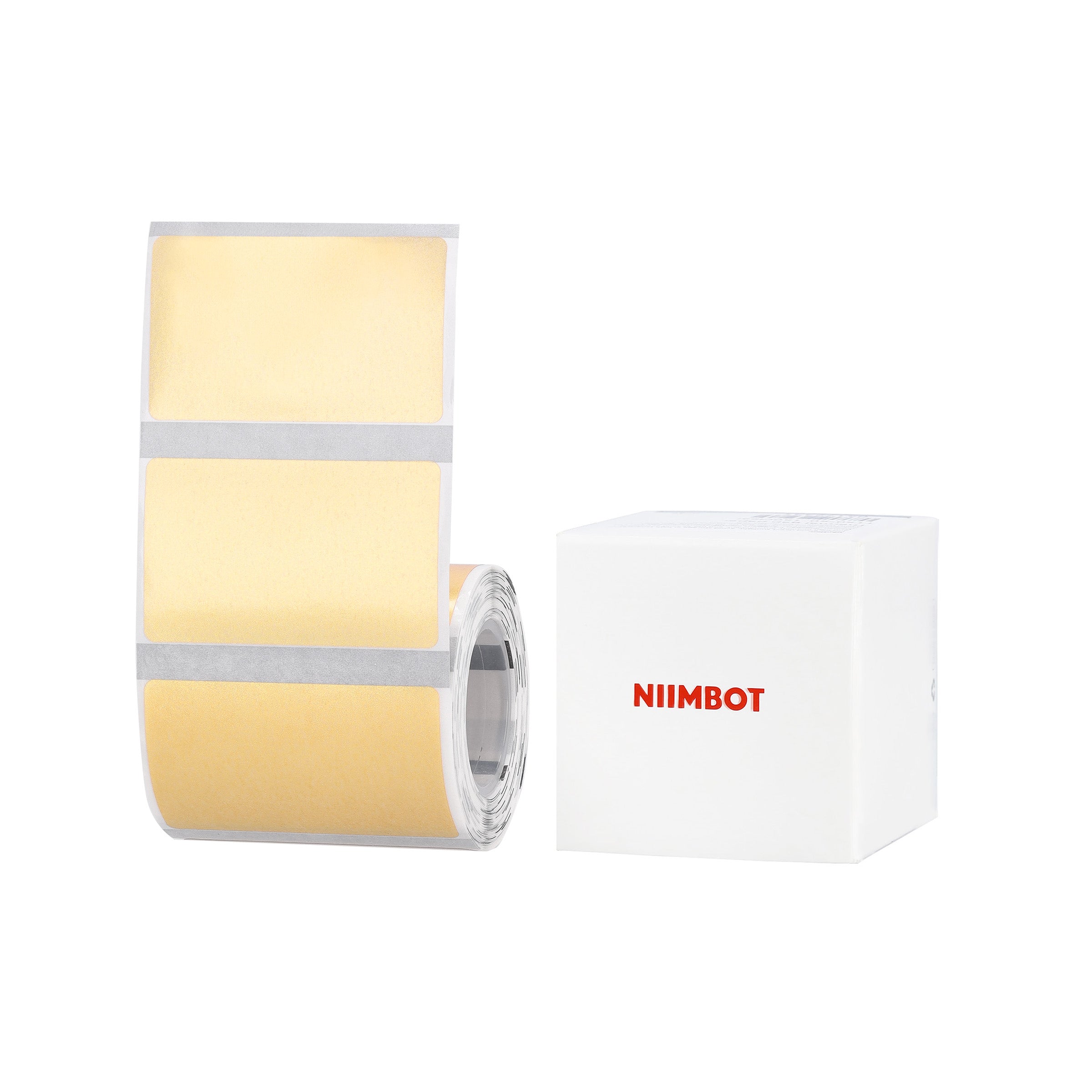 NB665 - NIIMBOT - B1 / B21 / B3S / B4 - TT50X30 - 230 LABELS PER ROLL - GOLD TRANSPARENT - RECTANGLE