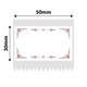 NB668 - NIIMBOT - B1 / B21 / B3S / B4 - 50X30MM - 230 PATTERN B LABELS