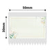 NB669 - NIIMBOT - B1 / B21 / B3S / B4 - 50X30MM - 230 WHITE FLOWER LABELS