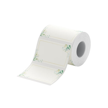 NIIMBOT - B Range - 50x30mm - White Flower - 230 Labels