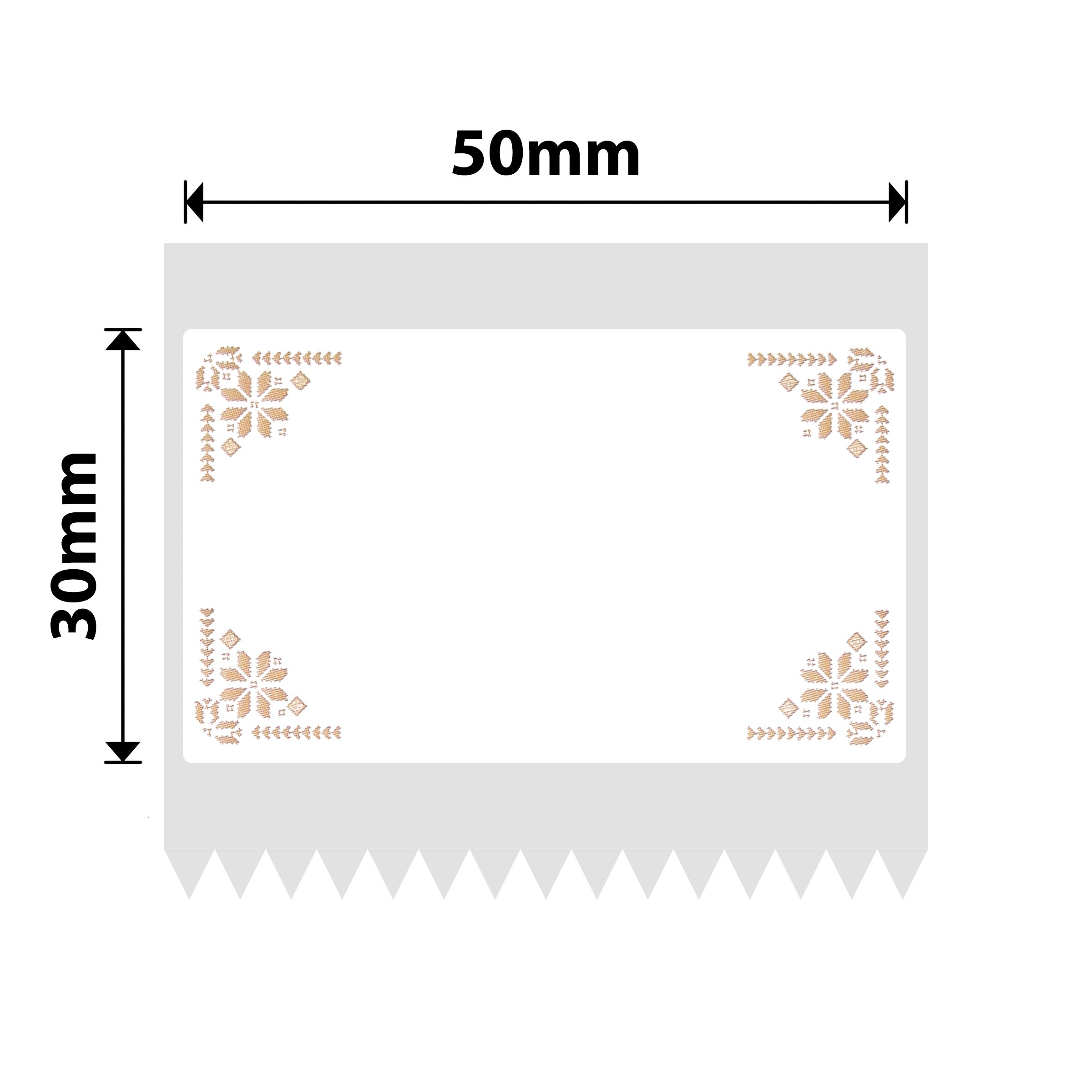NB670 - NIIMBOT - B1 / B21 / B3S / B4 - T50X30 - 230 LABELS - BORDER