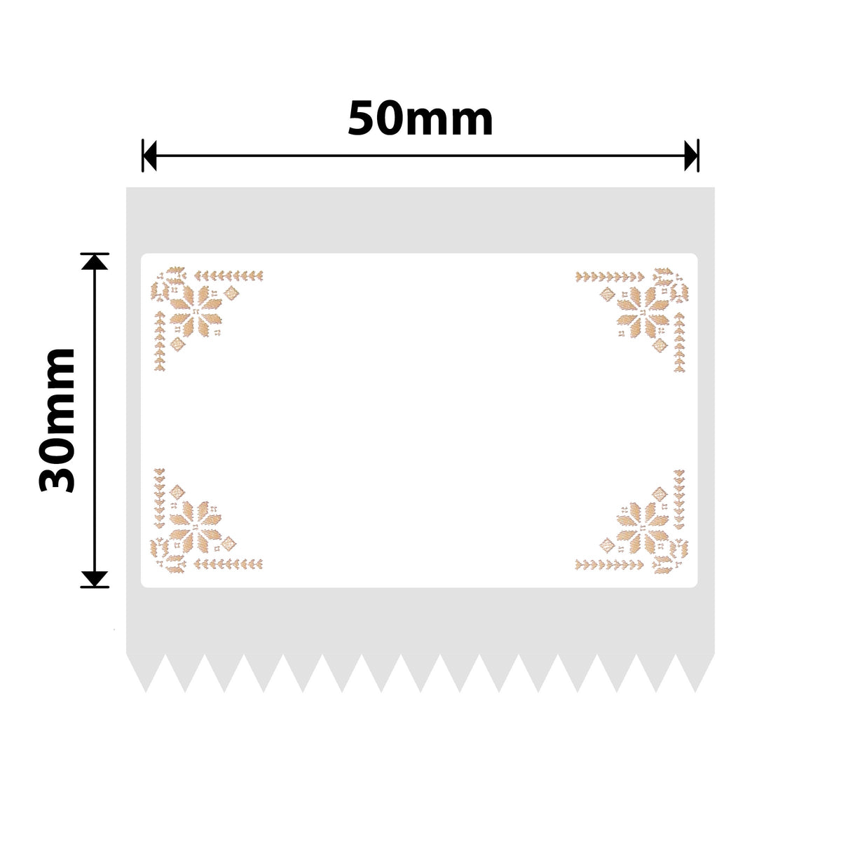 NIIMBOT - B Range - 50x30mm - Border - 230 Labels