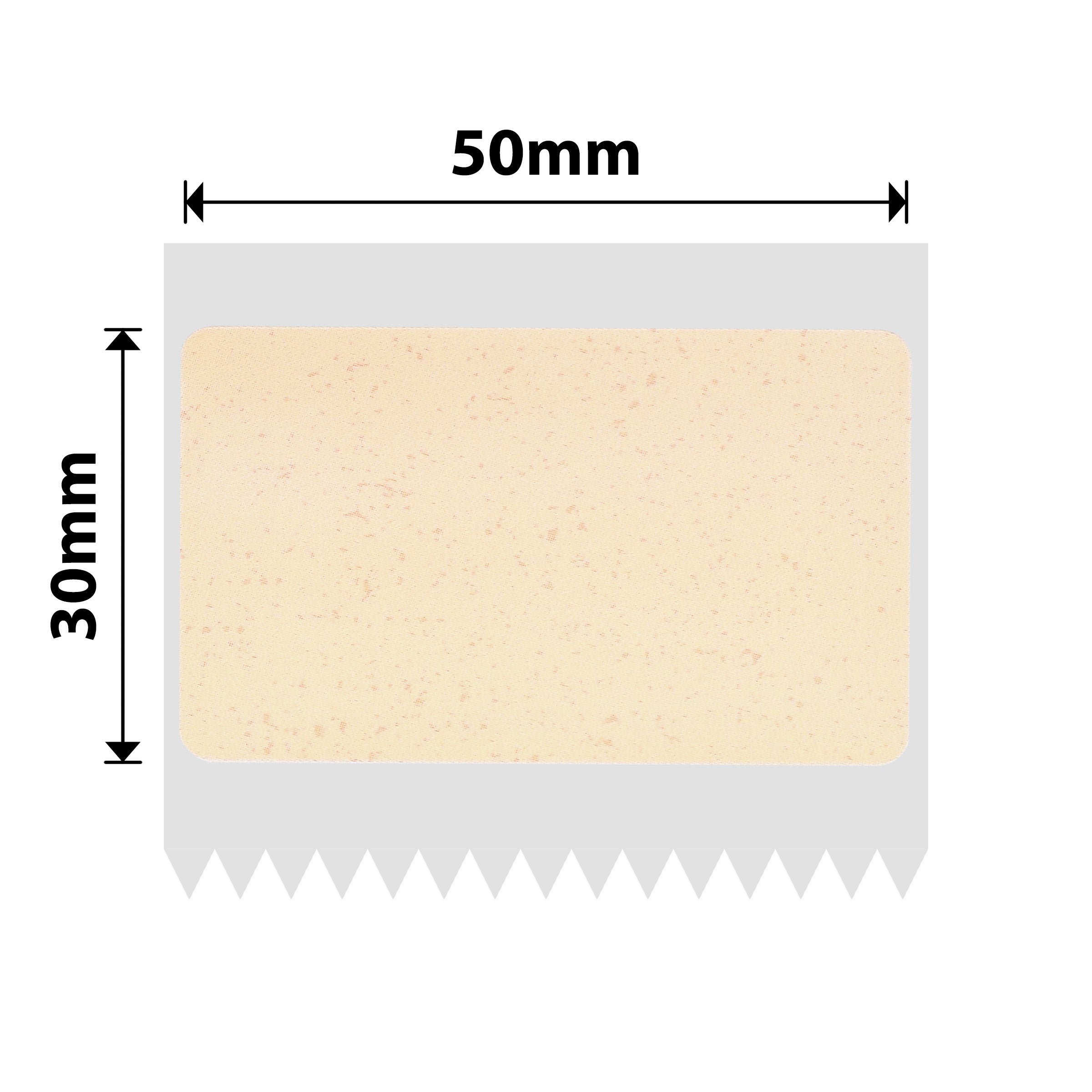 NB671 - NIIMBOT - B1 / B21 / B3S / B4 - T50X30 - 230 ETICHETTE - KRAFT BEIGE CHIARO