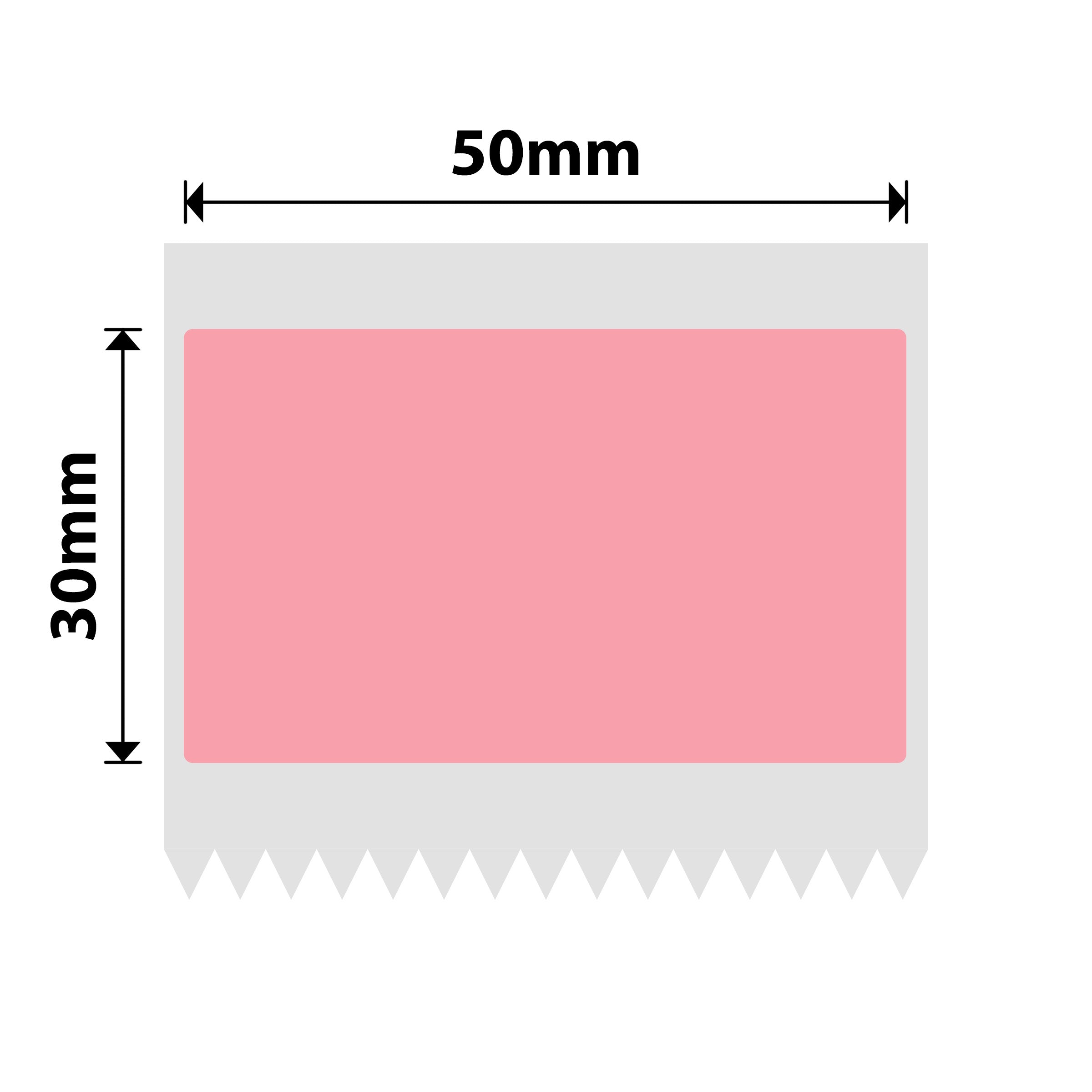 NB677 - NIIMBOT - B1 / B21 / B3S / B4 - T50X30 - 230 ÉTIQUETTES - ROSE CLAIR