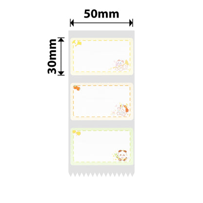 NB678 - NIIMBOT - B1 / B21 / B3S / B4 - 50X30MM - 230 ANIMAL AUTUMN OUTING LABELS