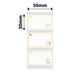 NB678 - NIIMBOT - B1 / B21 / B3S / B4 - 50X30MM - 230 ANIMAL AUTUMN OUTING LABELS