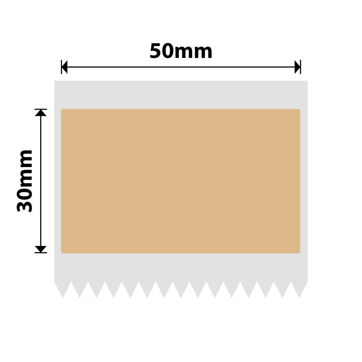 NIIMBOT - B Range - 50x30mm - Hardwood - 230 Labels