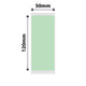 NB681 - NIIMBOT - B1 / B21 / B3S / B4 - 50X120MM - 65 LIGHT GREEN LABELS
