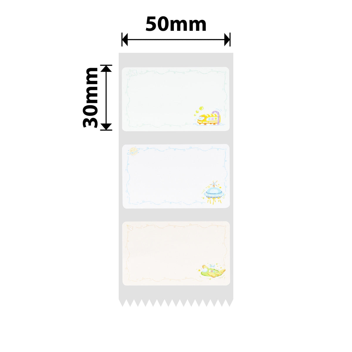 NIIMBOT - B Range - 50x30mm - Travel The World - 230 Labels