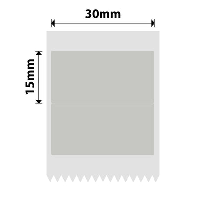 NIIMBOT - B Range - 30x15mm/2R - Grey Void - 380 Labels