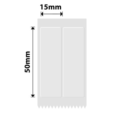 NIIMBOT - B Range - 15x50mm/2L - Transparent Anti-Counterfeiting - 210 Labels