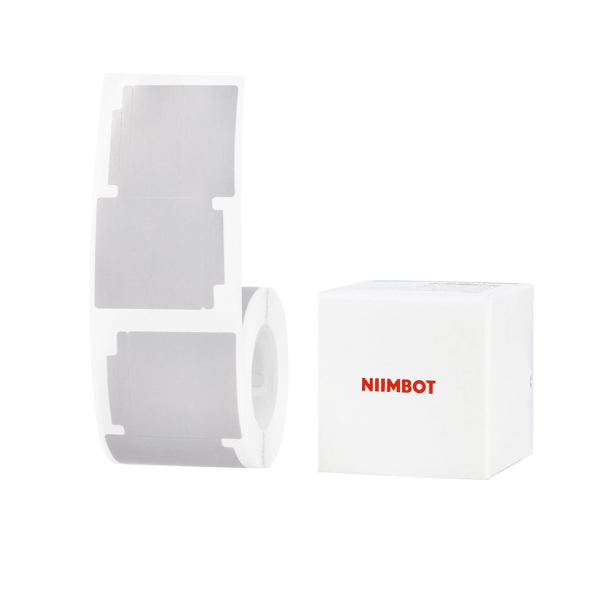 NB688 - NIIMBOT - B1 / B21 / B3S / B4 - T30X30+30/2L - 210 ÉTIQUETTES - BIJOUX DOUBLE RANGÉE GRIS ARGENTÉ