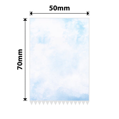 NB689 - NIIMBOT - B1 / B21 / B3S / B4 - T50X70 - 115 ETICHETTE - SCRITTE BLU E CARTA NELLE TONIERE DEL BLU