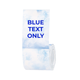 NB689 - NIIMBOT - B1 / B21 / B3S / B4 - T50X70 - 115 ÉTIQUETTES - LETTRAGE BLEU ET PAPIER À TEINTE BLEUE