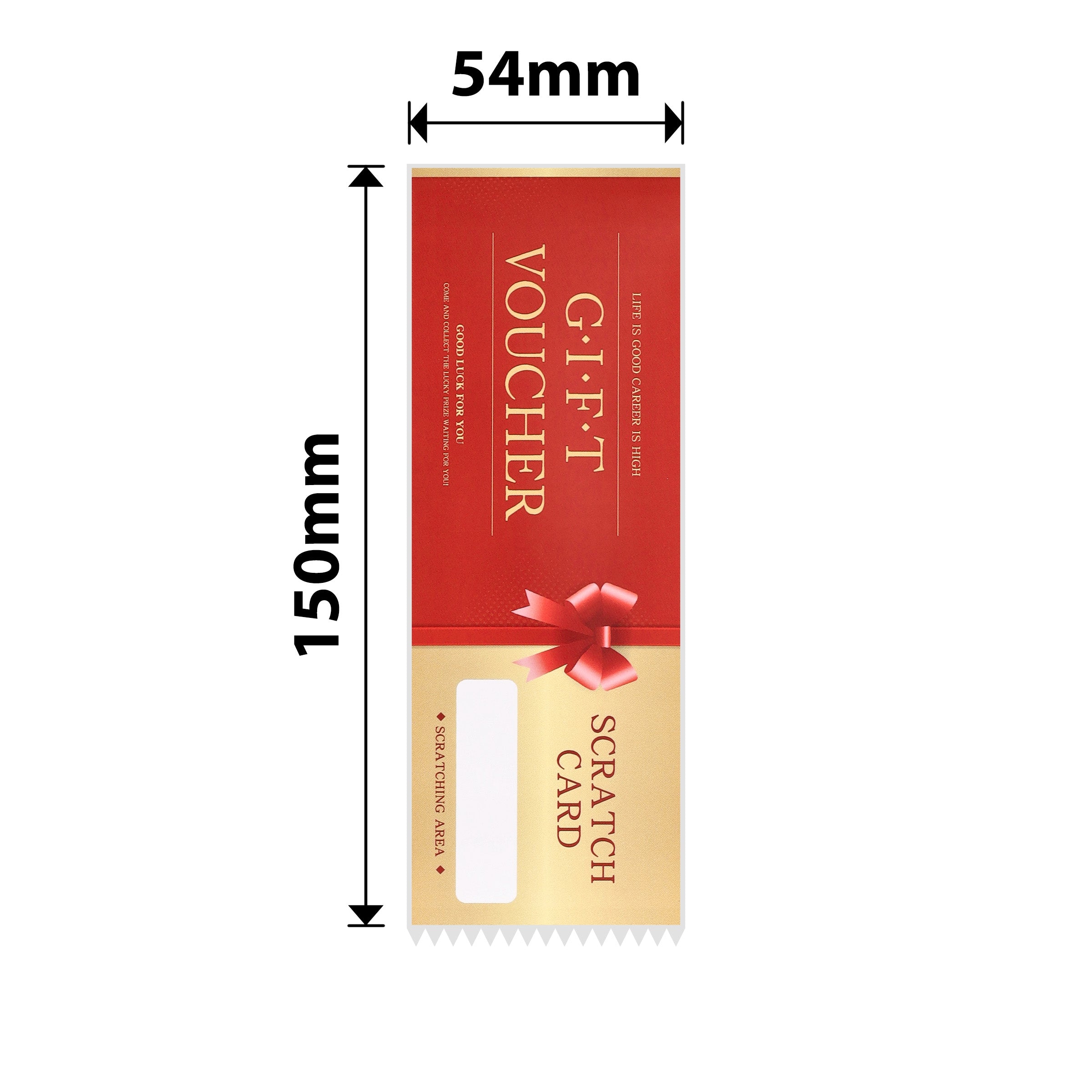 NB691 - NIIMBOT - B1 / B21 / B3S / B4 - TP54X150 - 45 LABELS - LUCKY SCRATCH CARDS