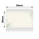 NB697 - NIIMBOT - B1 / B21 / B3S / B4 - 50X30MM - 230 PLAIN PAPER WITH FLOWERS LABELS