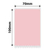 NB702 - NIIMBOT - K3 ONLY - 70X100MM - 310 PINK LABELS