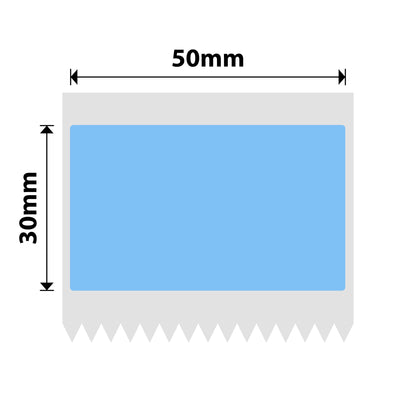 NIIMBOT - B Range - 50x30mm - Blue - 230 Labels