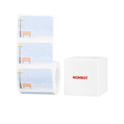 NB704 - NIIMBOT - B1 / B21 / B3S / B4 - 50X30MM - 230 WINTER SCENE LABELS