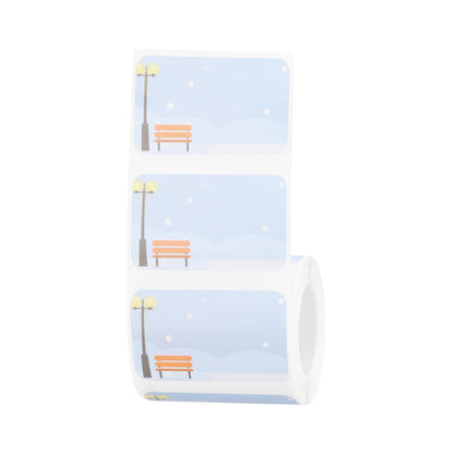 NB704 - NIIMBOT - B1 / B21 / B3S / B4 - 50X30MM - 230 WINTER SCENE LABELS