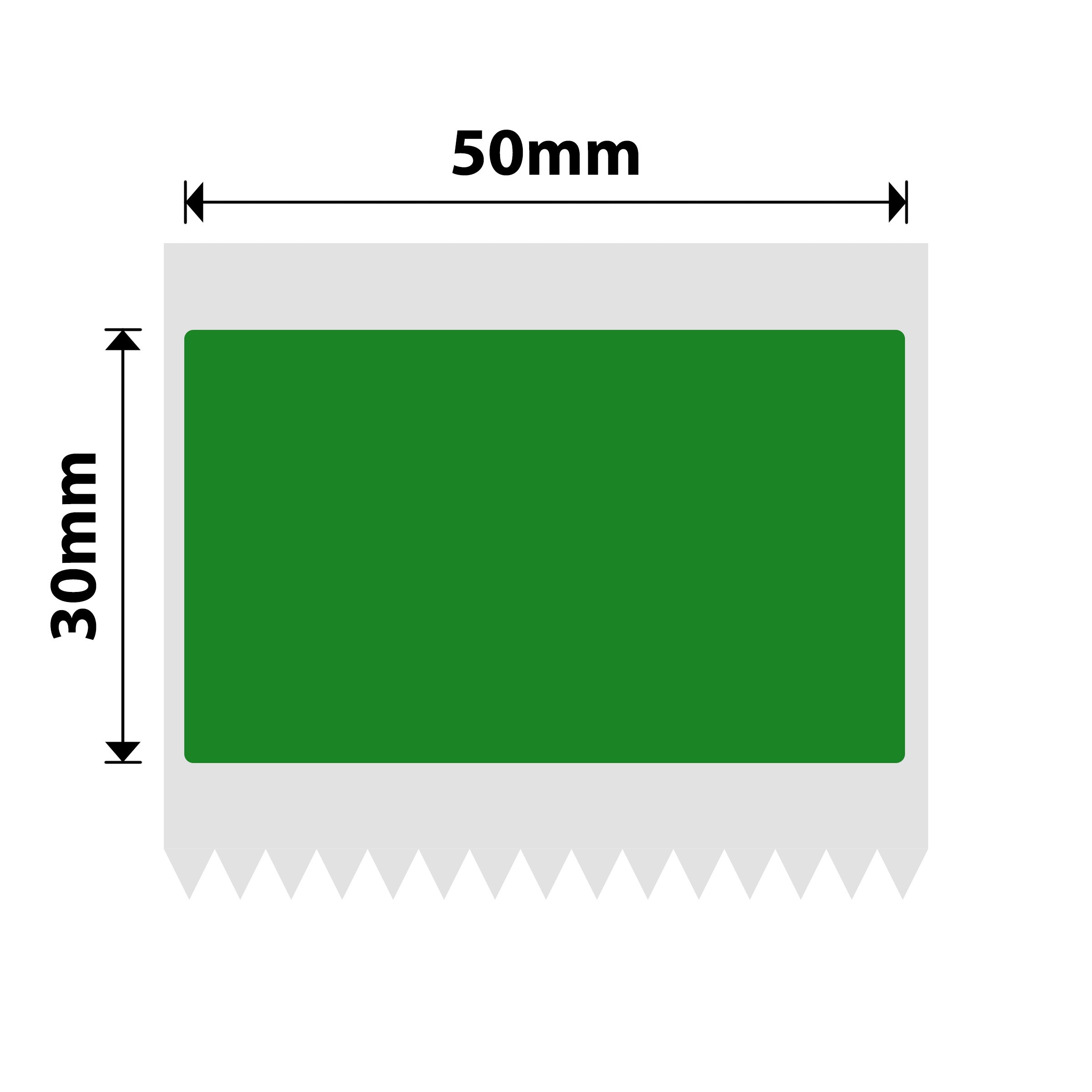 NB707 - NIIMBOT - T50*30MM - 230 ETICHETTE - VERDE SCURO