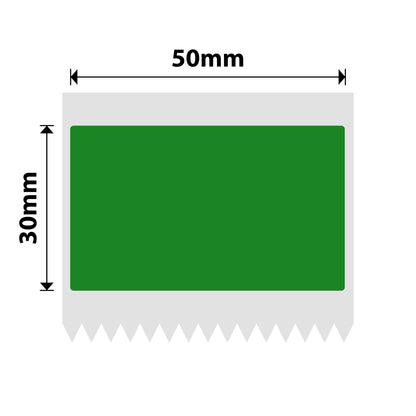 NB707 - NIIMBOT - B1 / B21 / B3S / B4 - 50X30MM - 230 DARK GREEN LABELS