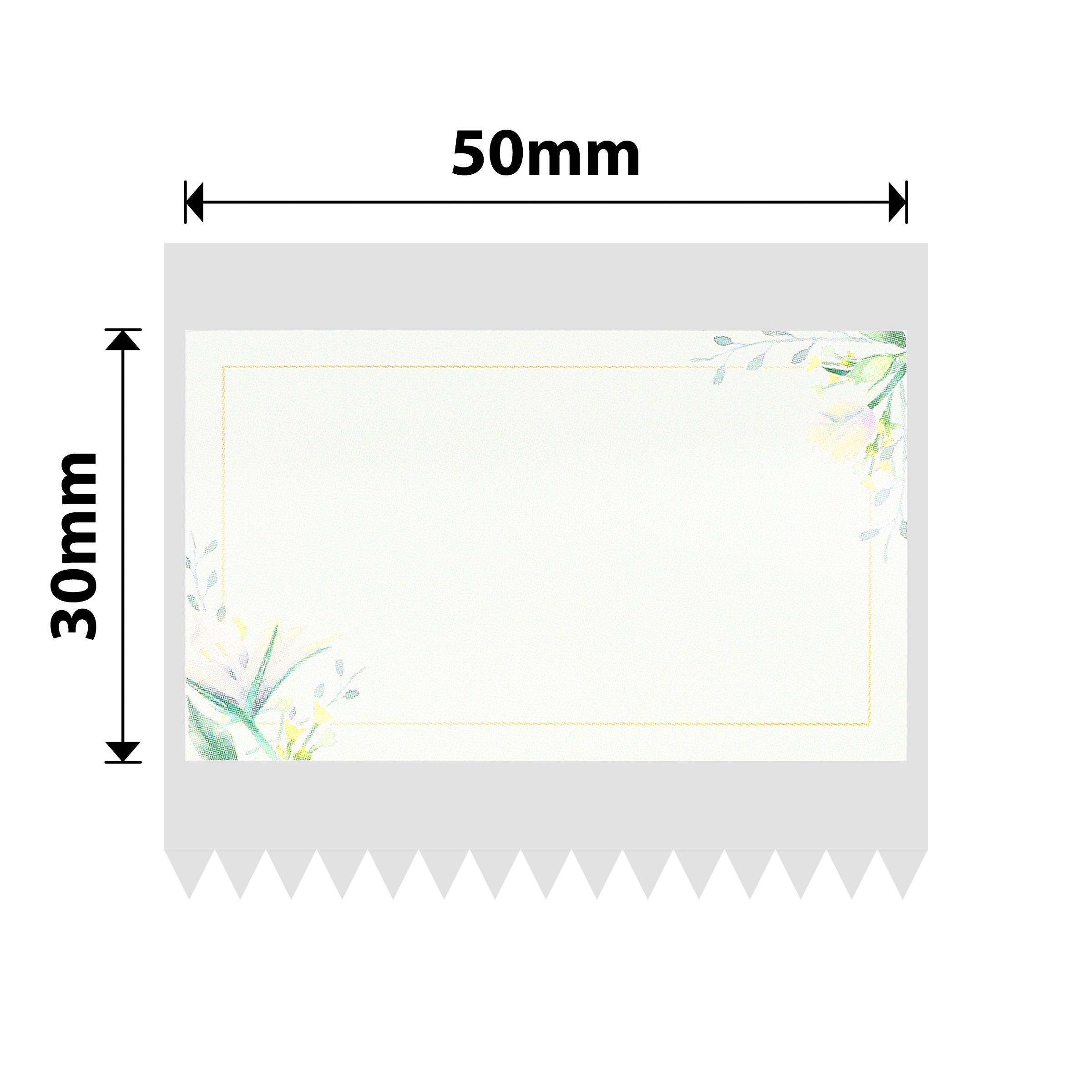 NB710 - NIIMBOT - T50*30MM - 230 ETICHETTE - STAMPA FLOREALE SEMPLICE