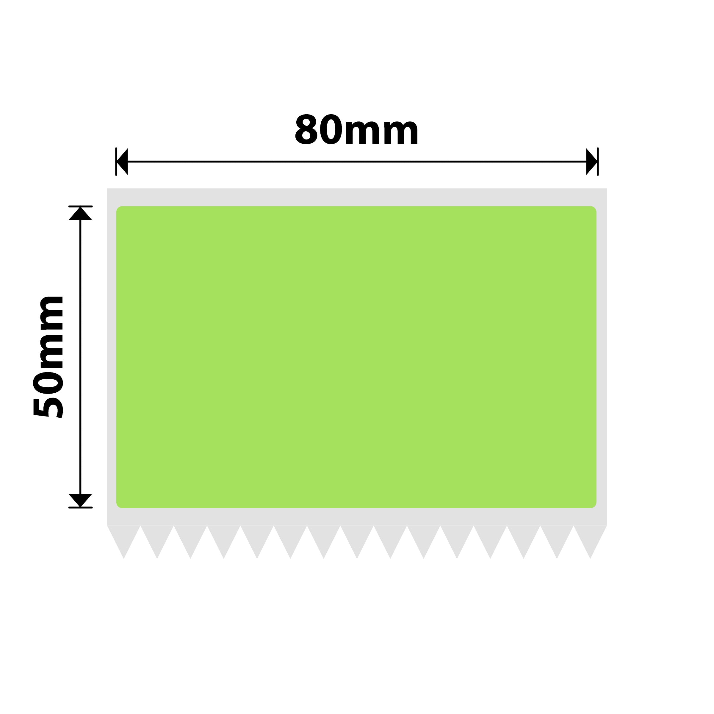 NB713 - NIIMBOT - T80*50MM - 600 ETICHETTE - VERDE