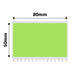 NB713 - NIIMBOT - K3 ONLY - 80X50MM - 600 GREEN LABELS