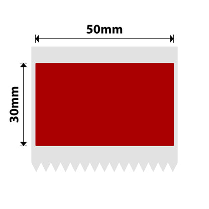 NB714 - NIIMBOT - B1 / B21 / B3S / B4 - 50X30MM - 230 RED LABELS