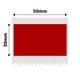 NB714 - NIIMBOT - B1 / B21 / B3S / B4 - 50X30MM - 230 RED LABELS