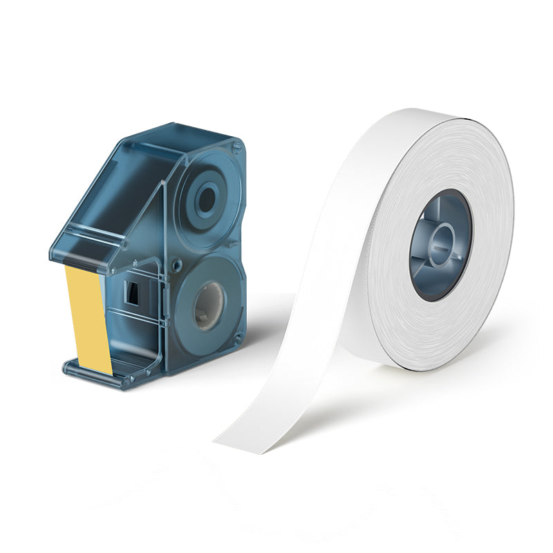 NB717 - NIIMBOT - N1 - SATIN RIBBON SET PACKAGE - SR14MM-5.1M - GOLD ON WHITE