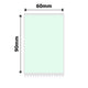 NB726 - NIIMBOT - K2 / K3 ONLY - 60*90MM - 340 LIGHT GREEN LABELS