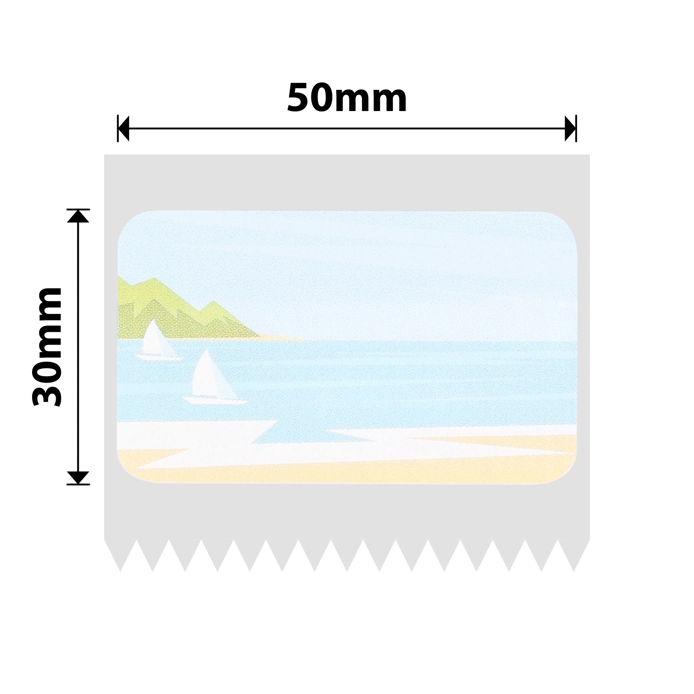 NB733 - NIIMBOT - T50*30MM - 230 LABELS - SUMMERSCENE