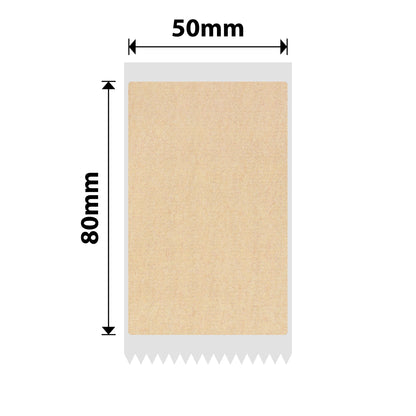 NB830 - NIIMBOT - B1_PRO / B21_PRO ONLY - 50X80MM - 95 KRAFT - DUAL COLOUR - RED & BLACK TEXT LABELS