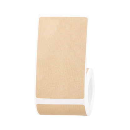 NB735 - NIIMBOT - B1, B2, B21_PRO MODELS ONLY - 50X80MM - 95 RED & BLACK DUAL COLOUR KRAFT PAPER LABELS