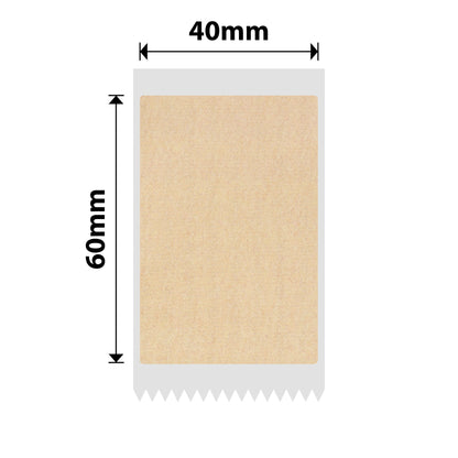 NB745 - NIIMBOT - B1 / B21 / B3S / B4 - 40X60MM - 125 KRAFT LABELS
