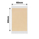 NB745 - NIIMBOT - B1 / B21 / B3S / B4 - 40X60MM - 125 KRAFT LABELS