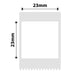 NB755 - NIIMBOT - B1 / B21 / B3S / B4 - 23X23MM - 285 WHITE (M STYLE) LABELS