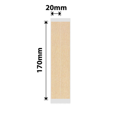 NB757 - NIIMBOT - B1 / B21 / B3S / B4 - 20X170MM / 2LINES - 90 KRAFT FILE LABELS