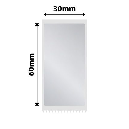 NB768 - NIIMBOT - M2 / M3 - 30X60MM - 125 MATTE SILVER LABELS