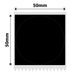 NB770 - NIIMBOT - M2 / M3 - 50X50MM - 140 MATTE BLACK ROUND LABELS