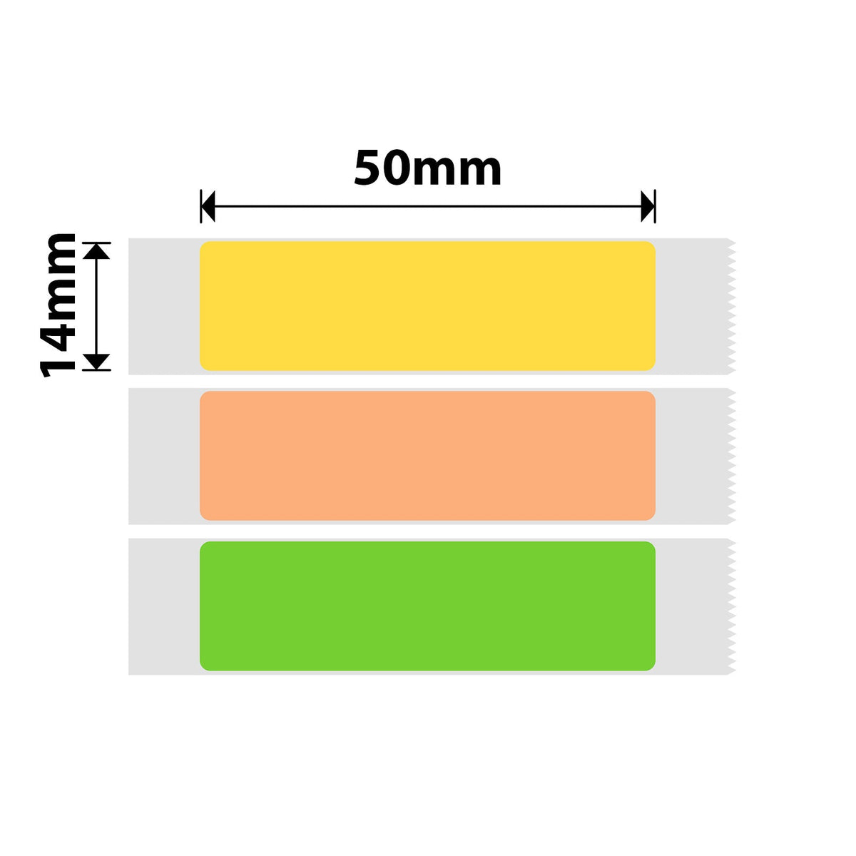 NIIMBOT - D Range - 14x50mm - Colored Freezer - 125 Labels