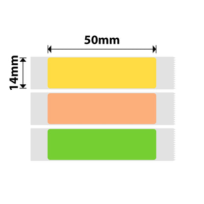 NIIMBOT - D Range - 14x50mm - Colored Freezer - 125 Labels