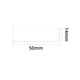 NB790 - Niimbot - B18 / N1 - 14x50mm - 50 White Iron On Labels