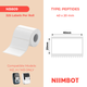 NIIMBOT - M Range - 40x20mm - White - 325 Labels