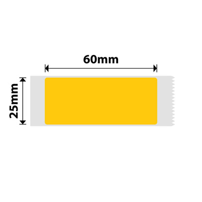NIIMBOT - D101 Only - 25x60mm - Yellow - 110 Labels