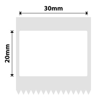 NIIMBOT - B Pro Range - 30x20mm - White - Greyscale - Photo Paper - 315 Labels