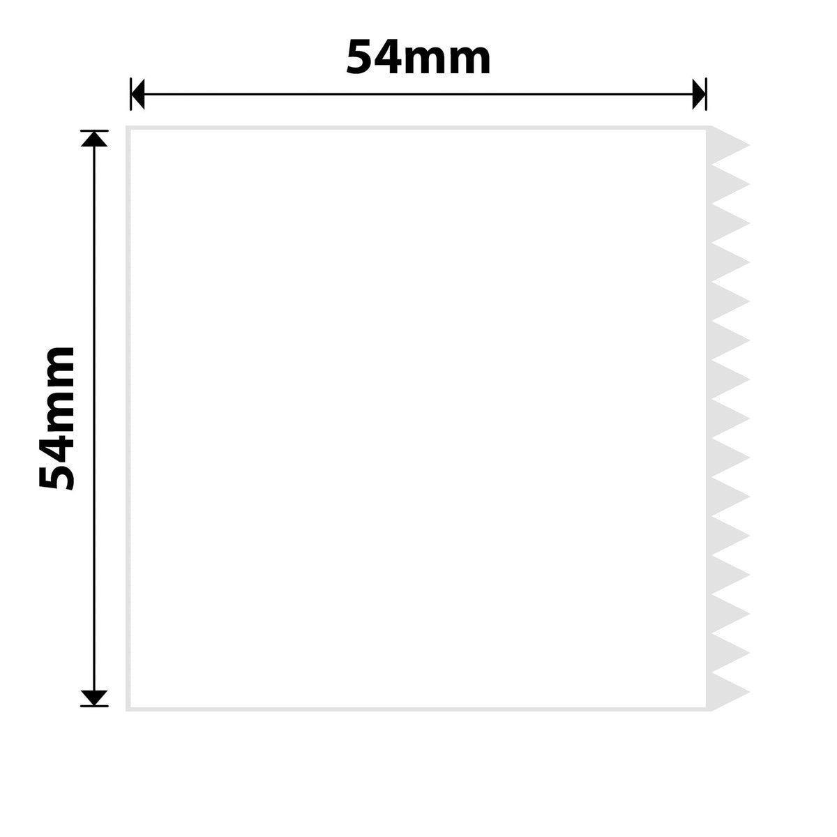 NIIMBOT - B Pro Range - 54x54mm - White Greyscale - Photo Paper - 150 Labels
